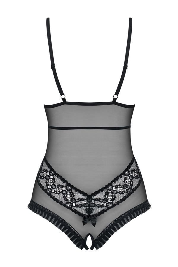 Would you like to wear something incredibly sexy and surpris... Obsessive - 837-TED-1 Teddy - Black - L/XL photo-8