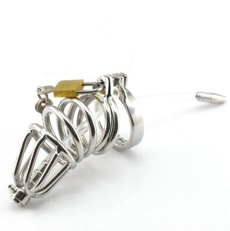 XFBDSM - Stainless Steel Chastity Device Belt 44.4cm photo-4