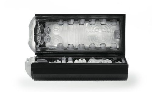 High rebound urethane and a rubbery elastomer provide an unf... Tenga - Flip Air Light Masturbator 2G - Black photo-3