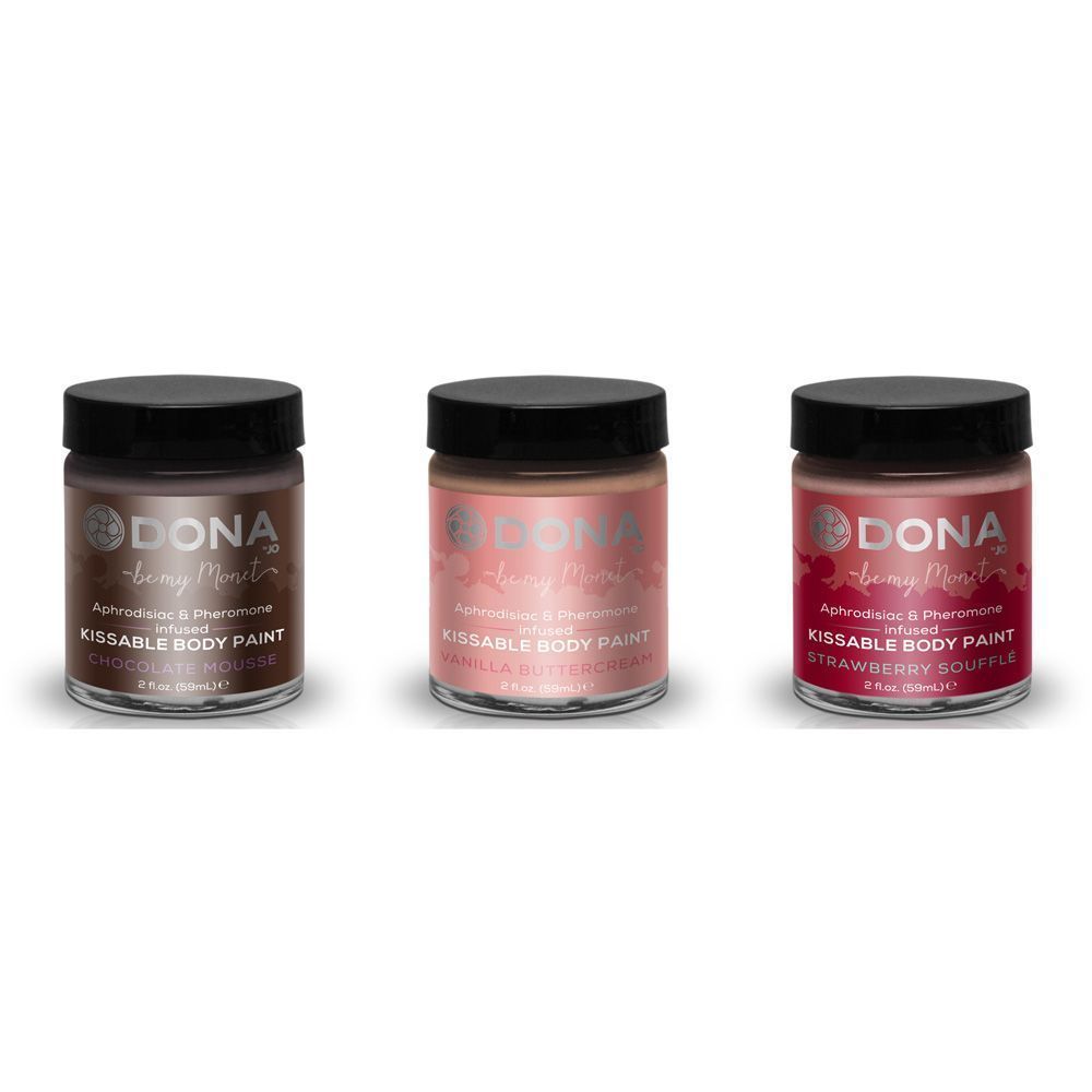 Be My Monet Kissable Body Paint is an aphrodisiac- and phero... Dona - Body Paint Chocolate Mousse - 60ml photo-6