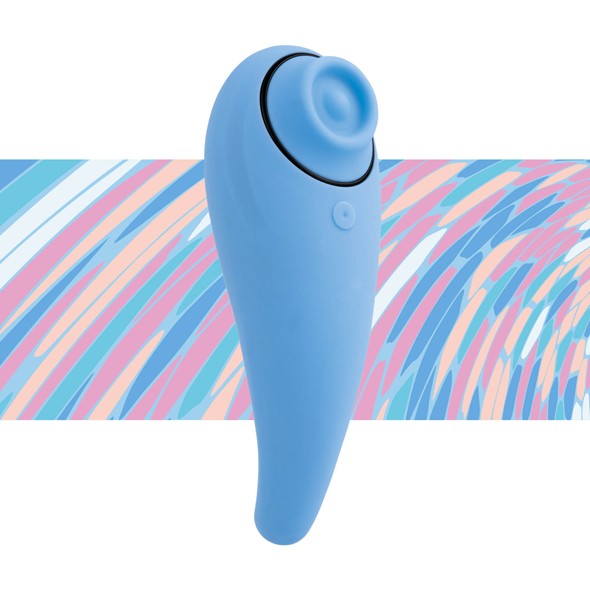 FemmeGasm is a revolutionary vibrator to reach great orgasms... Feelztoys - FemmeGasm Tapping & Tickling Vibe - Turqoise photo-3