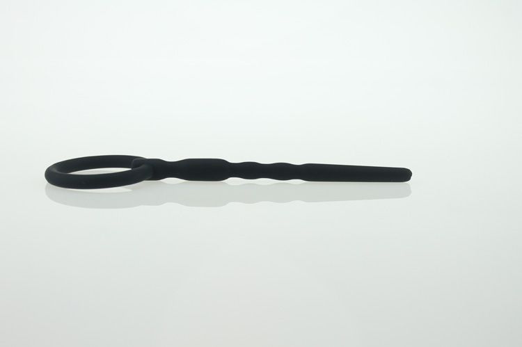 MT - Silicone Urethral Sound 101mm - Black photo-4