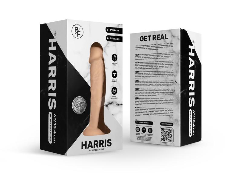 Enjoy exceptionally realistic stimulation with the Harris di... Real Fantasy - Harris Dildo 14.5cm photo-11
