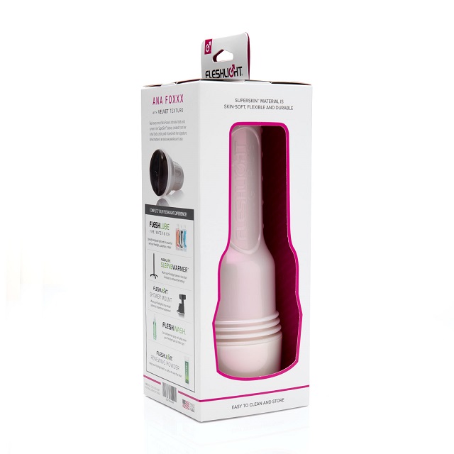 Smooth. Orgasmic. Luxurious. Chances are you have never had ... Fleshlight - Ana Foxxx Velvet Masturbator photo-8