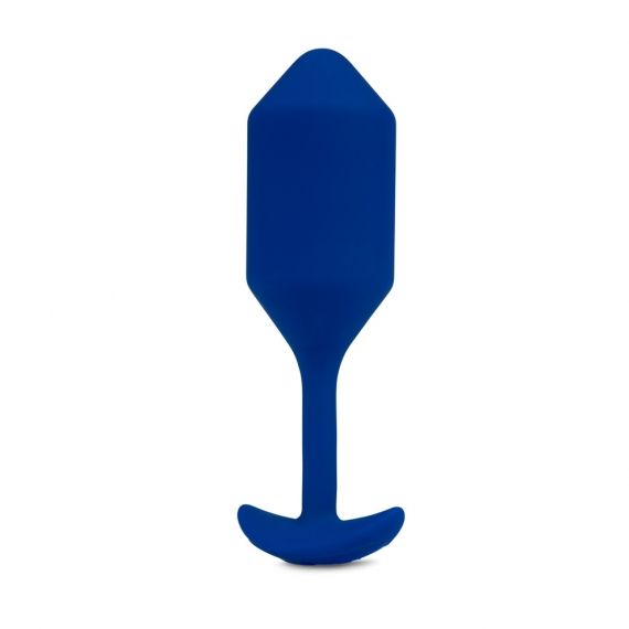 Combine the feeling of fullness and vibrations to experience... B-Vibe - Vibrating Snug Plug 4 - Navy photo-3