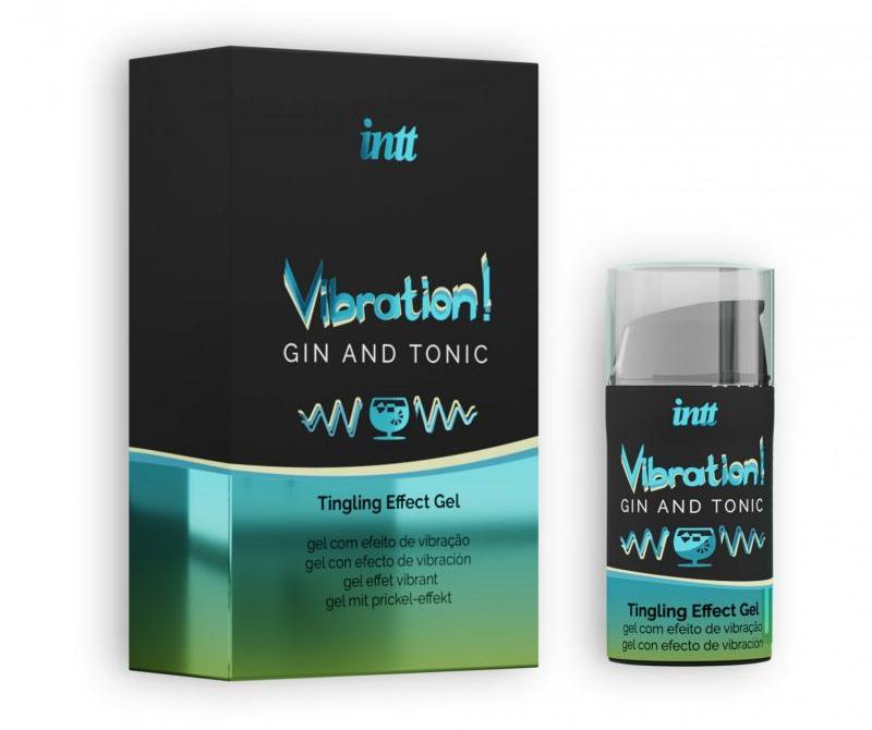 This intimate gel for him and her has a tingling and warming... INTT - Vibration! Gin & Tonic Tingling Gel - 15ml photo-2