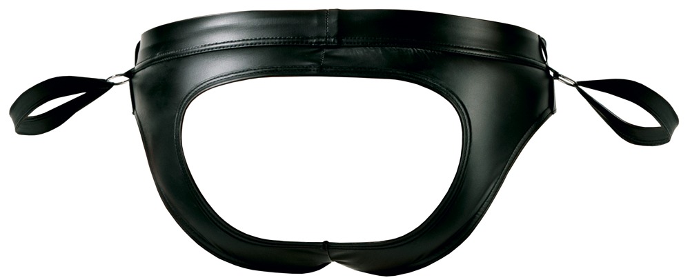 Exclusive, captivating design!
Exciting open back jock brief... Svenjoyment - Jock Bondage - Black - L photo-6