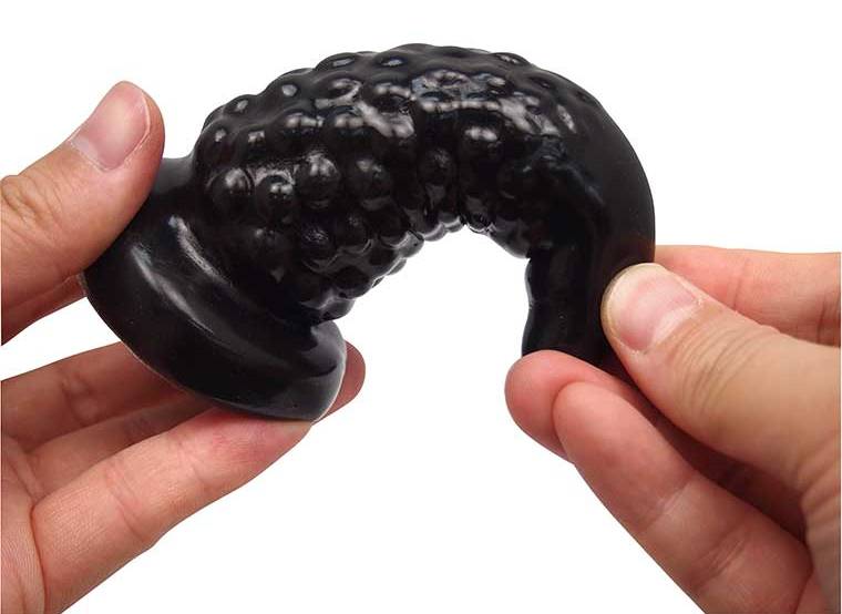Looking for a dildo with a very special shape? Inspired by a... A-One - TU-NO Curve Anal Didlo Standard Black photo-2