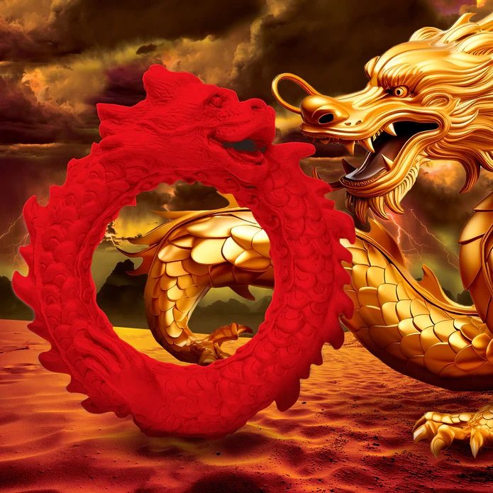 Enhance your rod with this red dragon! This Rise of the Drag... Creature Cocks - Rise Of Dragon Ring photo-4
