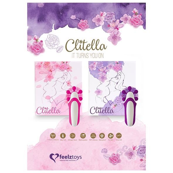 Clitella is an oral clitoral stimulator that stimulates and ... FeelzToys - Clitella Oral Clitoral Stimulator - Purple photo-8