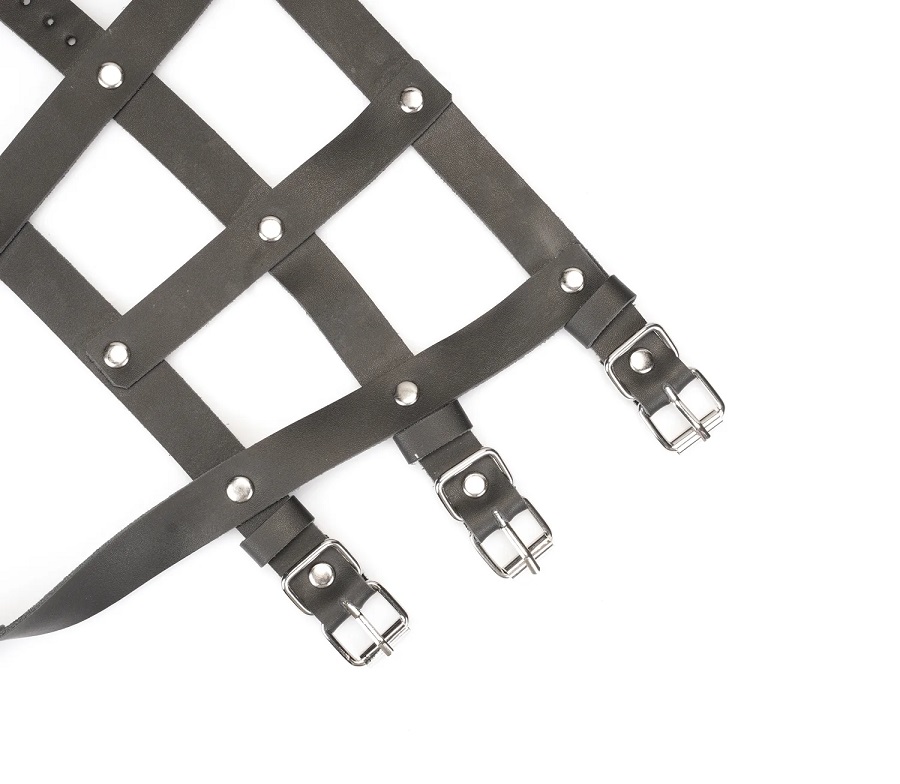 Liebe Seele - High Heel Ankle Harness - Black photo-5