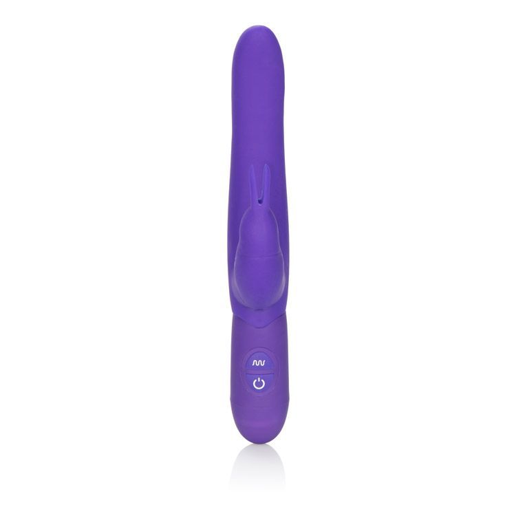 The Posh 10-Function Bounding Bunny is a super-slim, seamles... CEN - Posh Bouncing Bunny Rabbit Vibrator - Purple photo-3