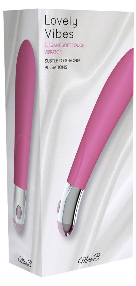 The straight and elongated body of the Elegant Soft Touch vi... Mae B - Elegant Vibe - Pink photo-4