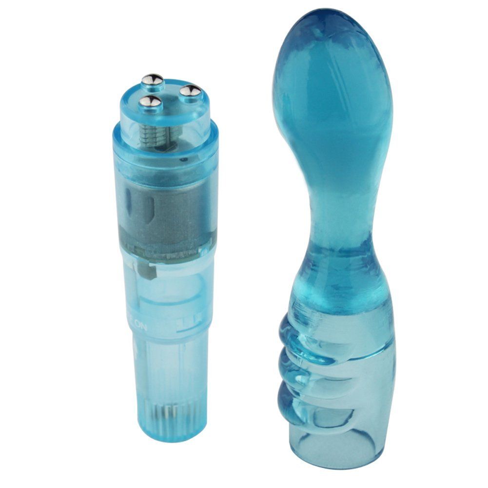 This is a Novel design G-Spot Vibe with a ON/OFF Vibrating.&... Aphrodisia - Rocket Ticklers G Spot Massager - Blue photo-3