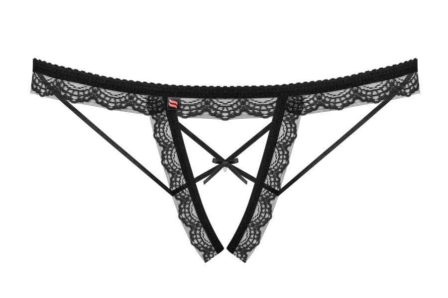 It’s a good day to… do some hot shopping! Discover a really ... Obsessive - 865-THC-1 Crotchless Thong - Black - L/XL photo-7