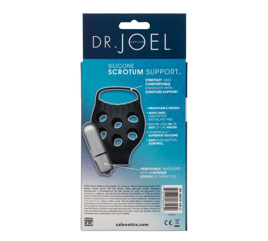 Elevate your performance and climax satisfaction with the Dr... CEN - Dr. Joel Scrotum Support - Black photo-8