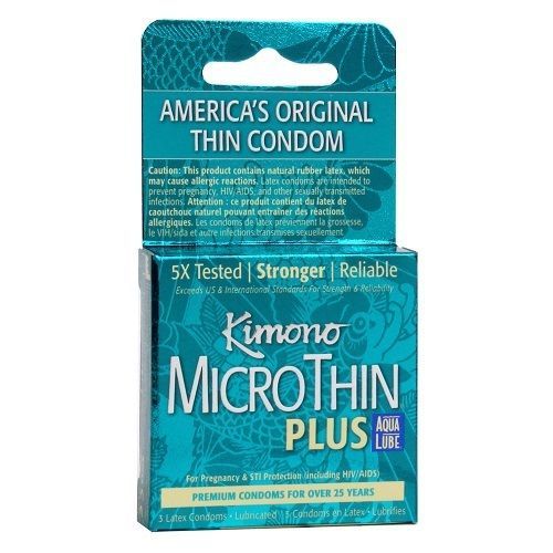 Kimono - Microthin Plus Aqua Lube 3 Pack photo