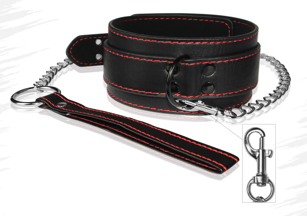 This beautifully crafted masks accentuate your features and ... Lovetoy - Bondage Fetish Collar - Black photo-4