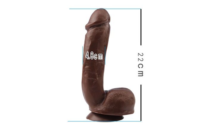 Anti-bacterial, Better-than-real Strong suction cup
Materia... Chisa - Hard On Flesh 8" Dildo photo-9