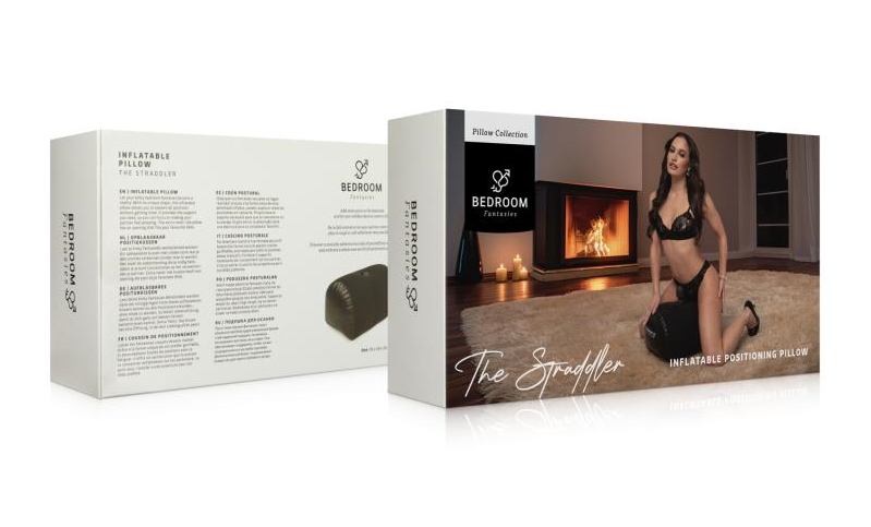 With its unique and ergonomic design, this inflatable pillow... Bedroom Fantasies - Straddler Inflatable Pillow - Black photo-9