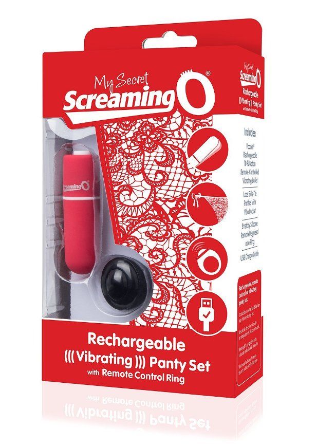 My Secret Screaming O Charged Panty is a remote-controlled 1... The Screaming O - Charged Remote Control Panty Vibe - Red photo-4