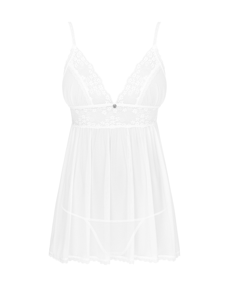 Obsessive - Heavenlly Babydoll - White - XS/S 照片-3