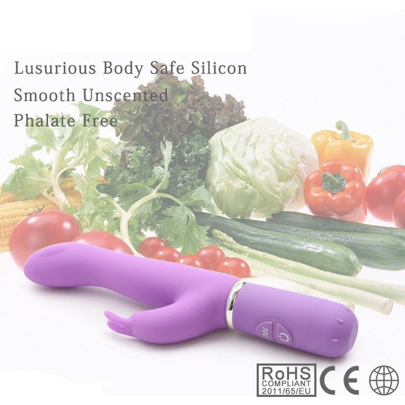 Bring you sensual feeling to another level with this wonderf... Aphrodisia - 10-Mode G Spot Rabbit - Purple photo-12