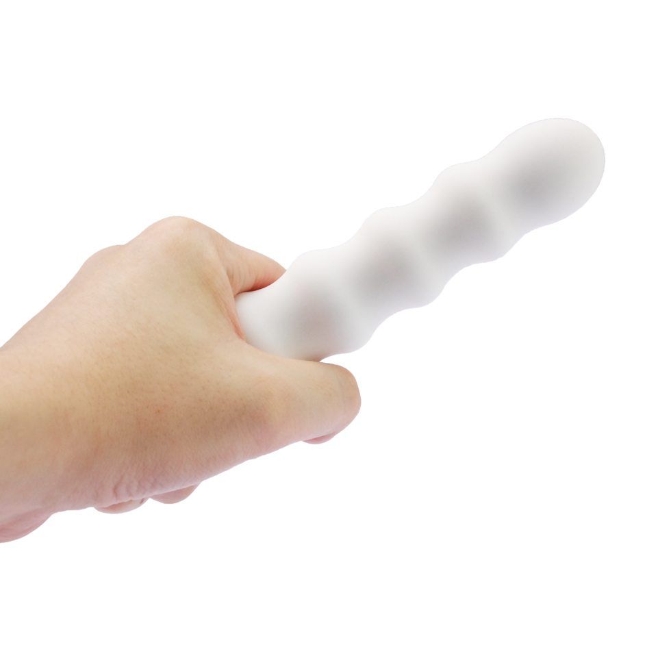 Flexible Kneekne can be bent!
A mesh of silicone material wi... A-One - Medish L Hoop Vibrator - White photo-3