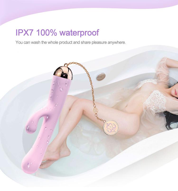 Design inspiration of Ichigo is a graceful waltz with prince... Zalo - Ichigo Rabbit Vibrator - Berry Violet photo-12