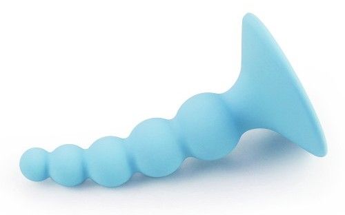 Lovetoy - Lure Me Beaded Anal Plug - Blue photo