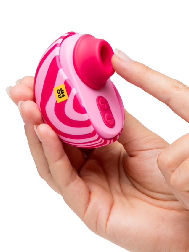 Designed to provide pulsing clitoral suction, Romp Spin Cl... Romp - Spin Clitoral Stimulator - Pink/Red photo-8