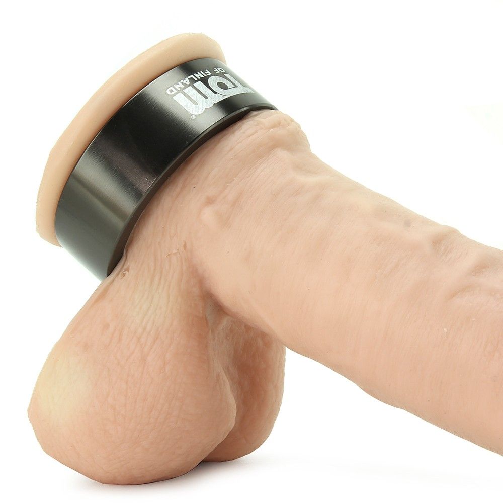 This lightweight metal cock ring is designed to keep your ro... TOF - 50mm Aluminum Cock Ring photo-6