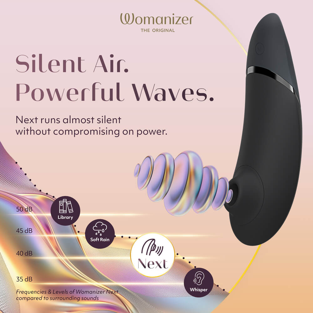 The Womanizer Next Clitoral Stimulator features advanced 3D ... Womanizer - Next - Black photo-8