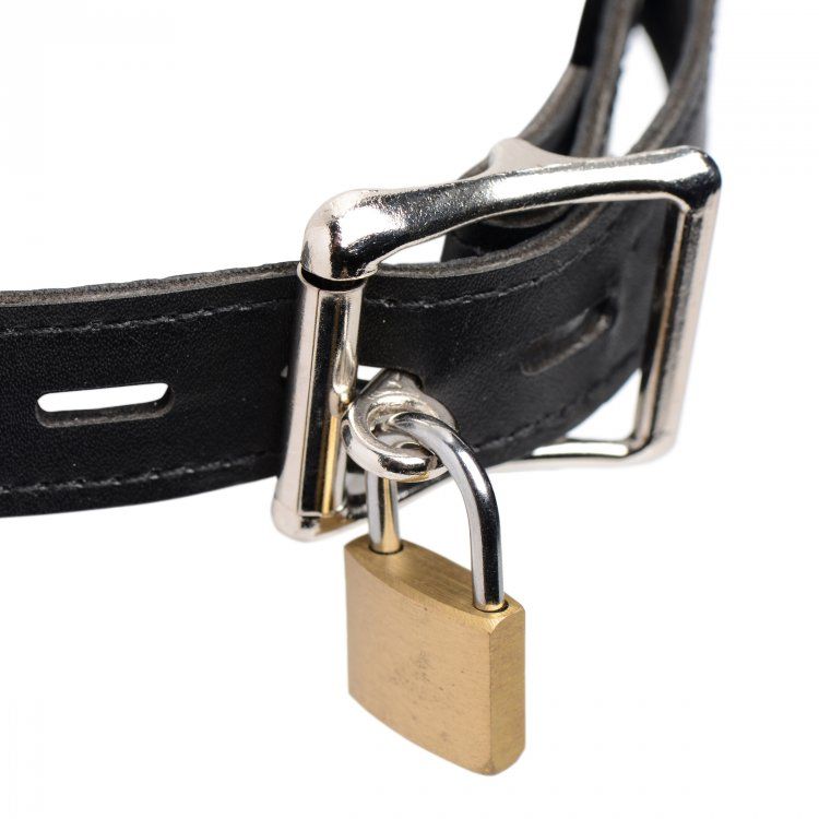 Master Series - Musk Athletic Cup Muzzle with Removable Straps - White photo-5