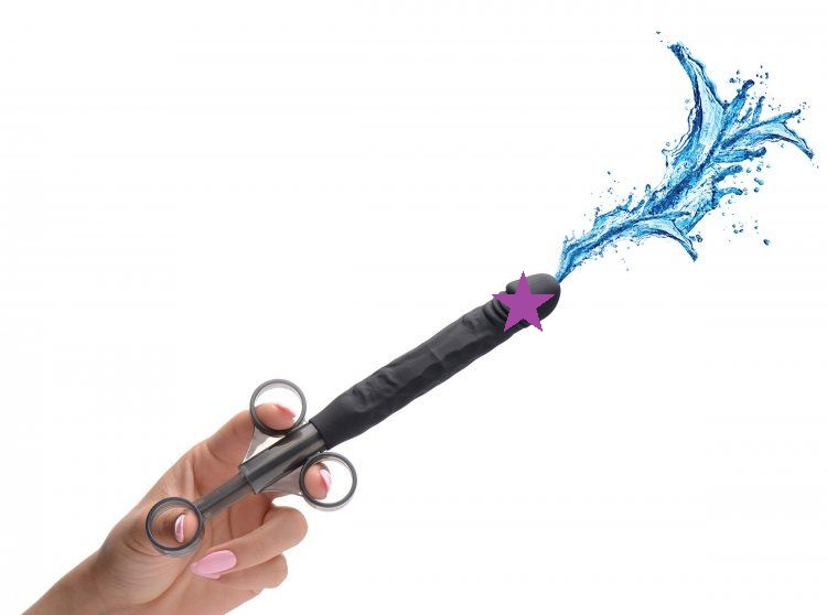 Master Series - Jizz Shooter 假陽具潤滑劑注射器 - 黑色 照片-2