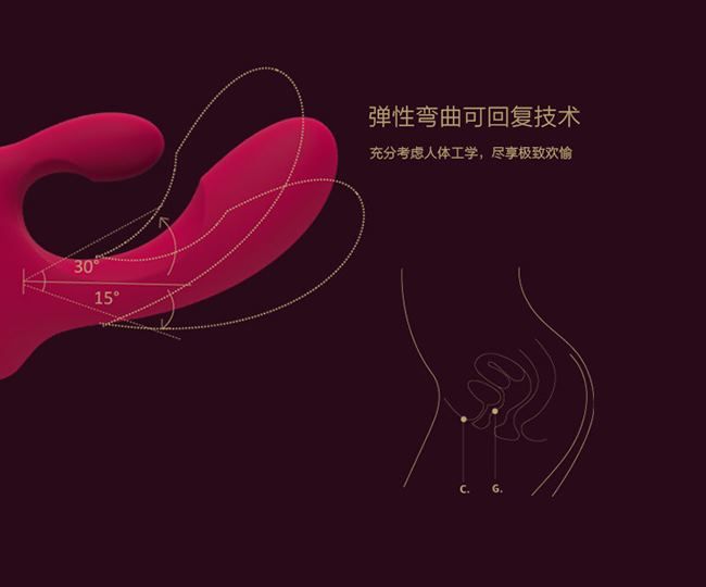 L'amourose Denia is an advanced personal massager with ultim... Lamourose - Denia - Cerise photo-19