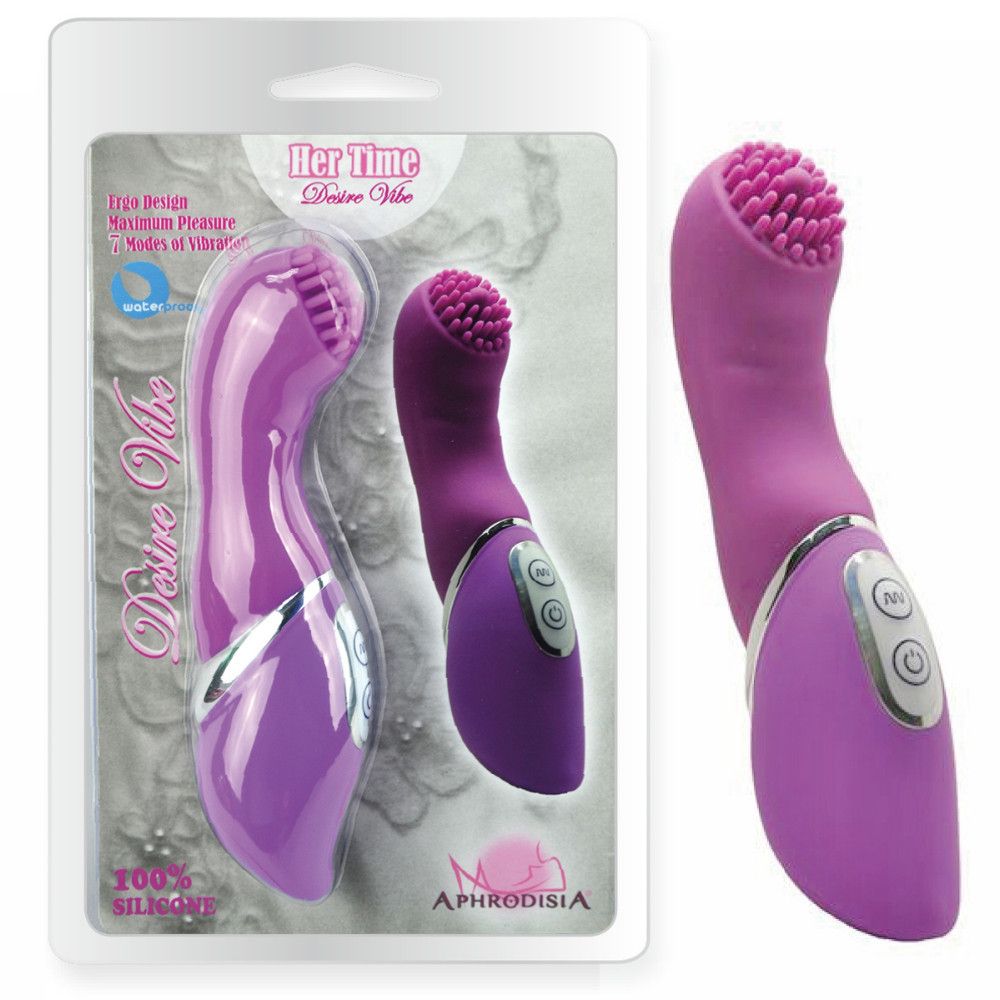 7 Functions.
Unique Texture.
Flexible Head.
Designed just... Aphrodisia - Desire Vibe - Massager - Purple photo