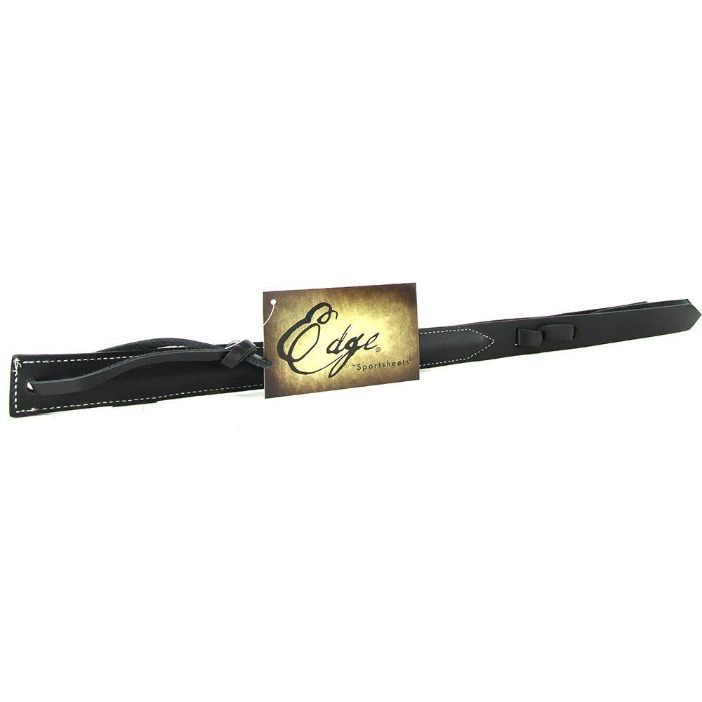 The Tawse Whip offers more serious BDSM players lots of leng... Sportsheets - Edge Tawse Whip - Black photo-7
