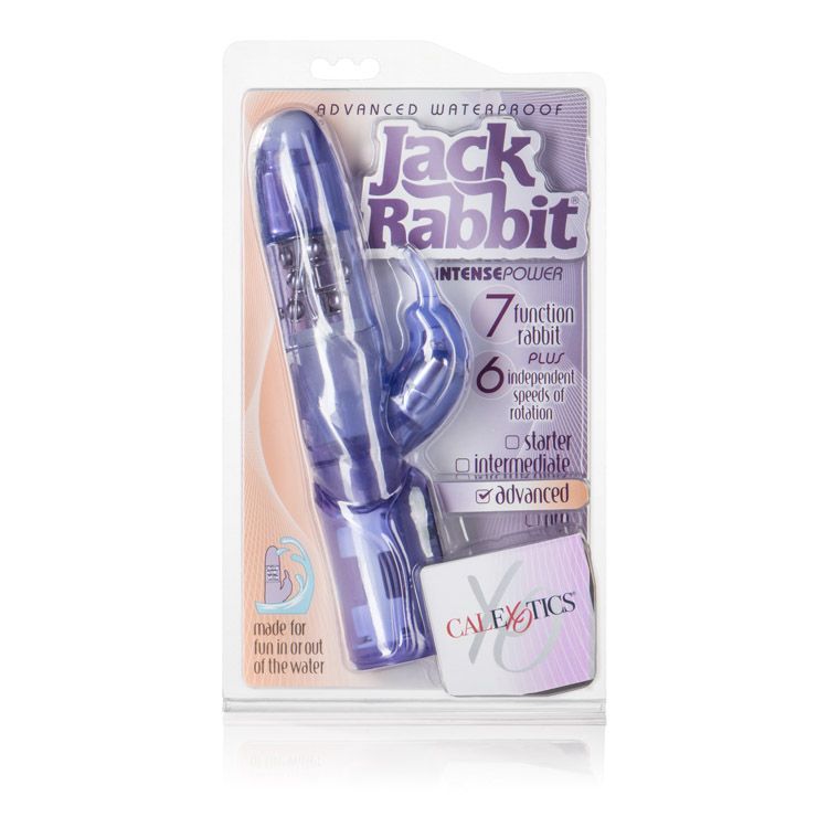 Explore your erogenous zones with the Advanced Waterproof Ja... CEN - Advanced Waterproof Jack Rabbit 3 Rows - Purple photo-6