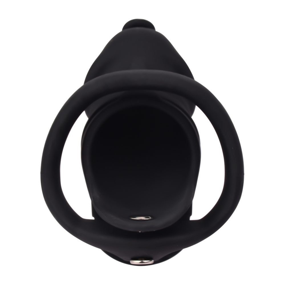 Cage high: 107mm &n... FAAK - Long Resin Chastity Cage - Black photo-5