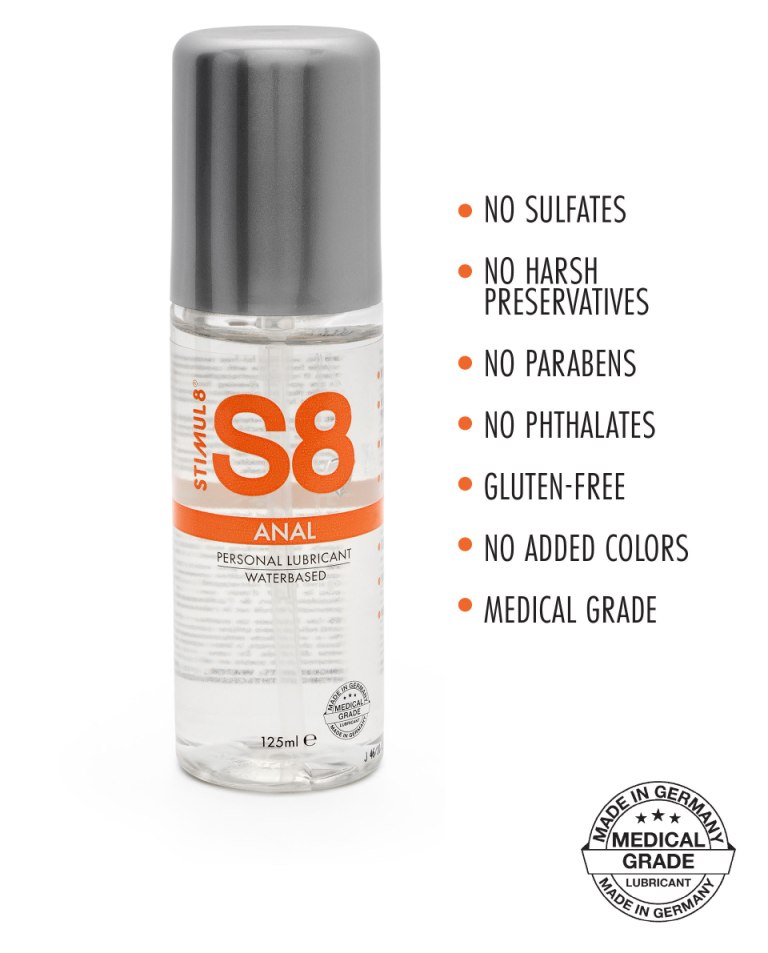 The new S8 Waterbase Anal Original Lubricant offers an indul... S8 - WB Anal Lube - 125ml photo-2