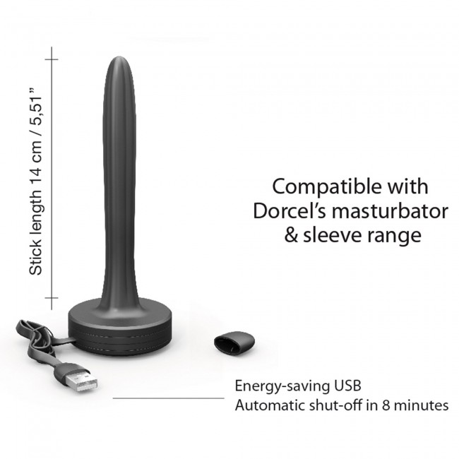Dorcel Quick Warm is a heating rod specially designed to war... Dorcel - Quick Warm - Black photo-3