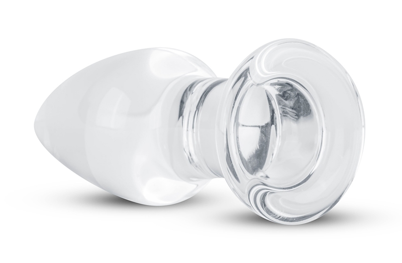 This glass butt plug is perfect for men and women who are lo... Gildo - Glass Buttplug No.24 - Clear photo-2
