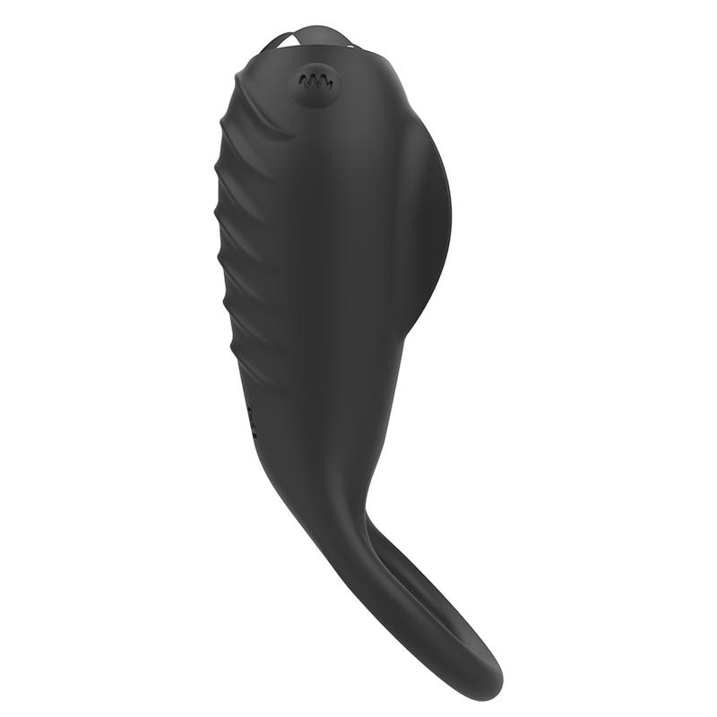 Conceived to fill and sublimate the pleasure of the couple. ... Brilly Glam - Alan Vibro Ring - Black photo-3