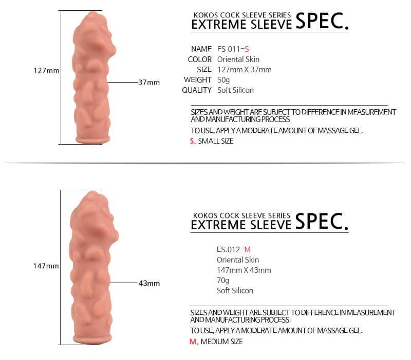 Kokos - Extreme Cock Sleeve 37x125mm photo-8