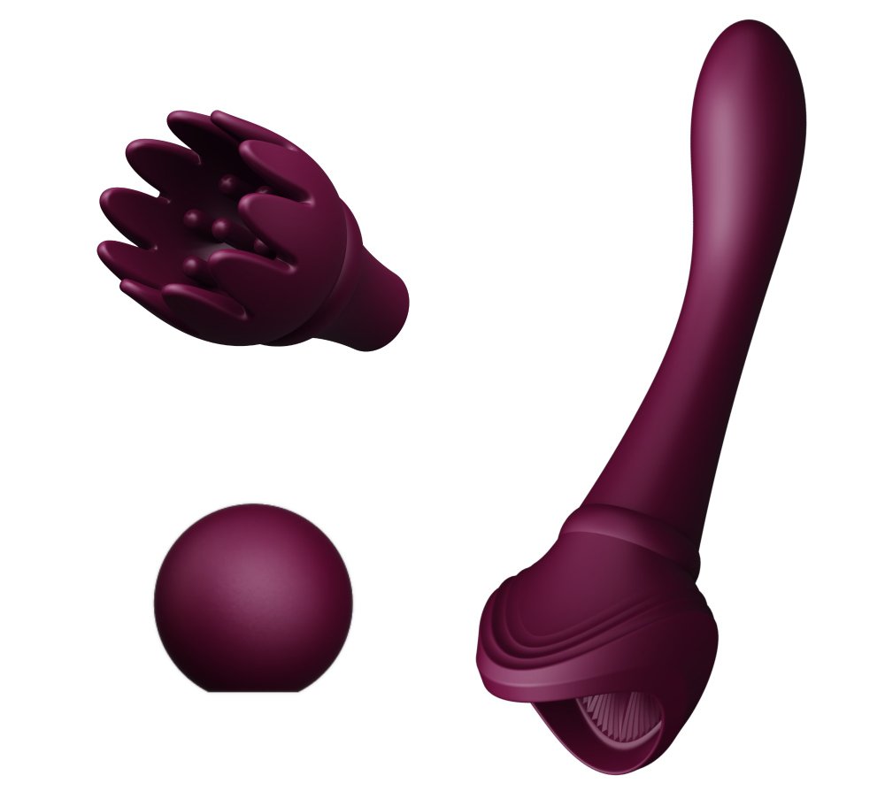 The name of Bess comes from Egyptian God Bastet, who is the ... Zalo - Bess APP Dual Vibrator - Velvet Purple photo-6