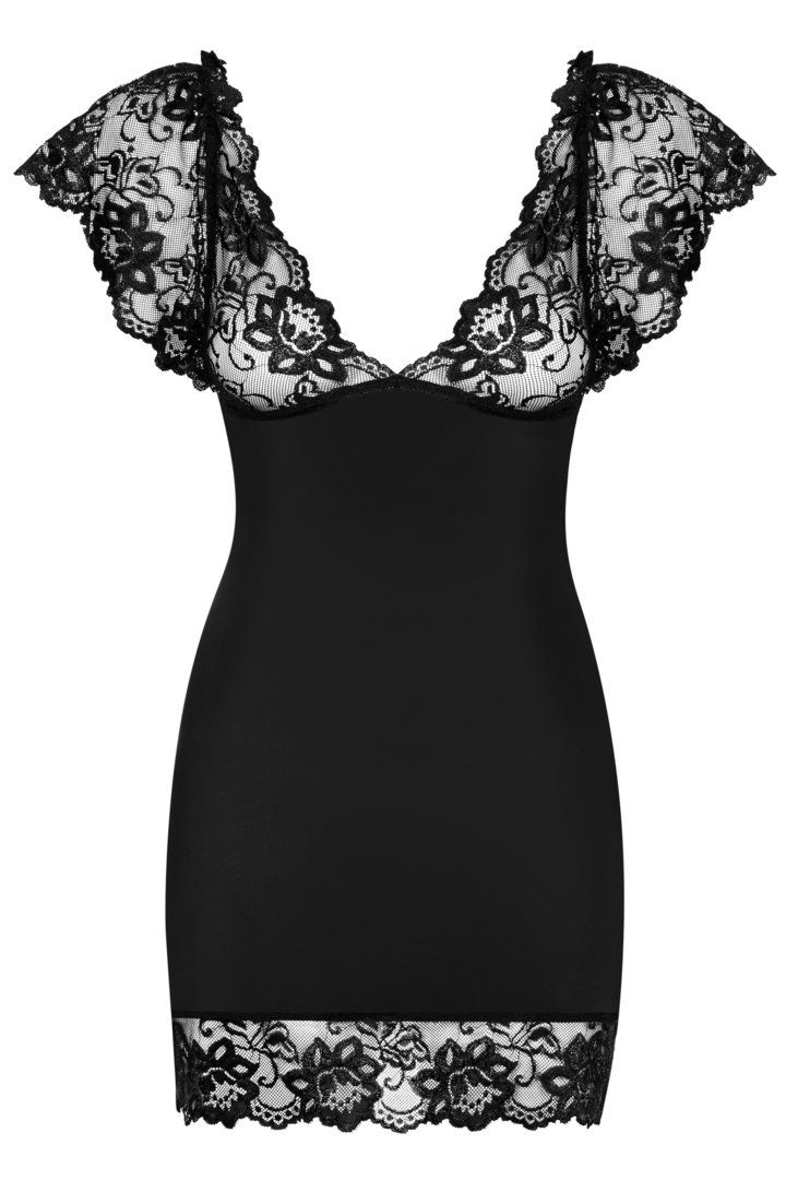You know that! Magic combination of smooth fabric and incred... Obsessive - Idillia Chemise & Thong - L/XL photo-3