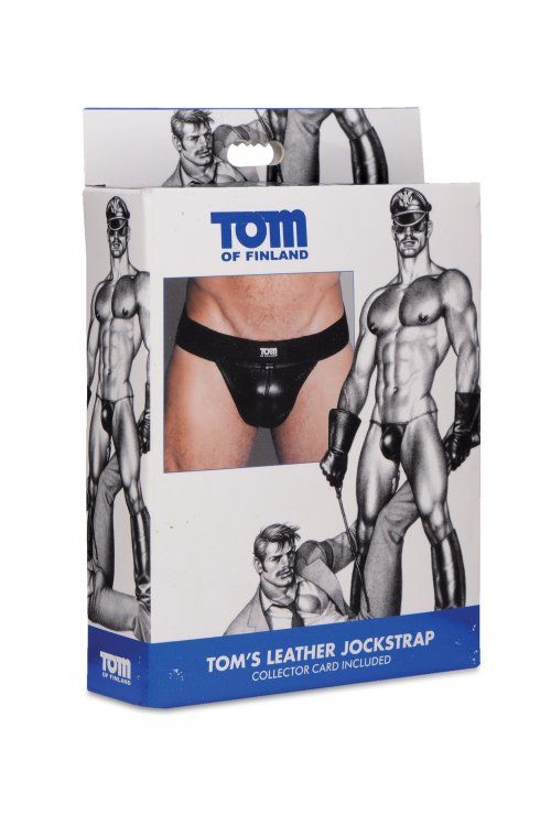 Leave a lasting impression before you even drop your drawers... TOF - Leather Jockstrap - Black - M/L photo-6
