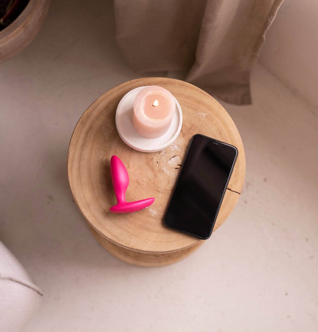 We-Vibe - Ditto+ APP Vibro Anal Plug - Cosmic Pink