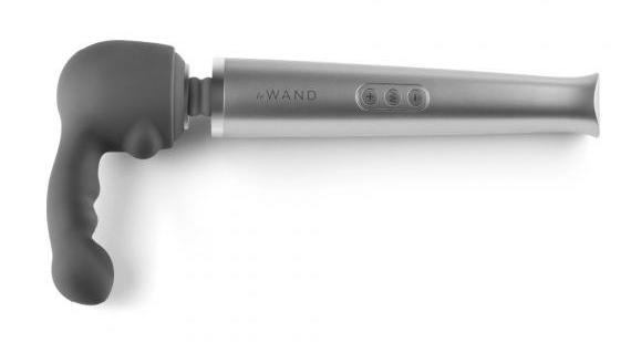 Le Wand Weighted Silicone Attachments are designed to fit sn... Le Wand - Ripple Weighted Silicone Attachment - Grey photo-10